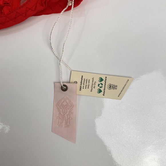 We Are HAH Free People Caged Up Underwire Bra - Blood Orange - C 30-38 - Picture 6 of 11